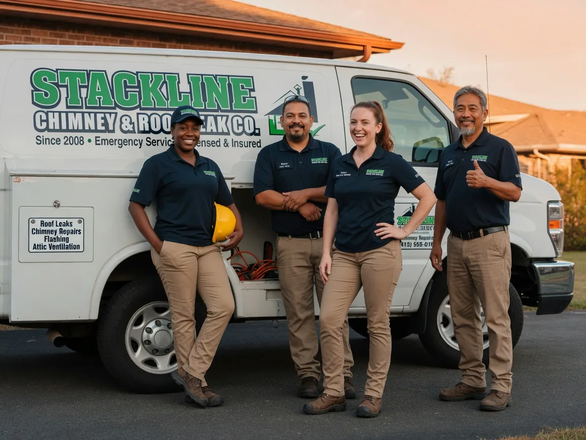 Chimney flashing repair company in Knoxville, PA